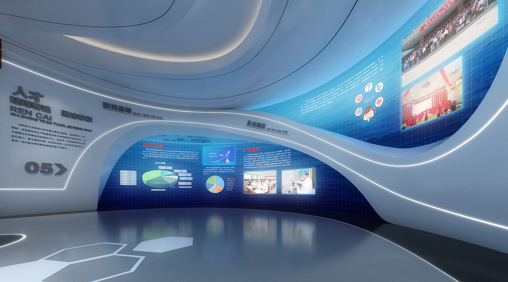 Exhibition hall of Jinan AVIC Research Institute